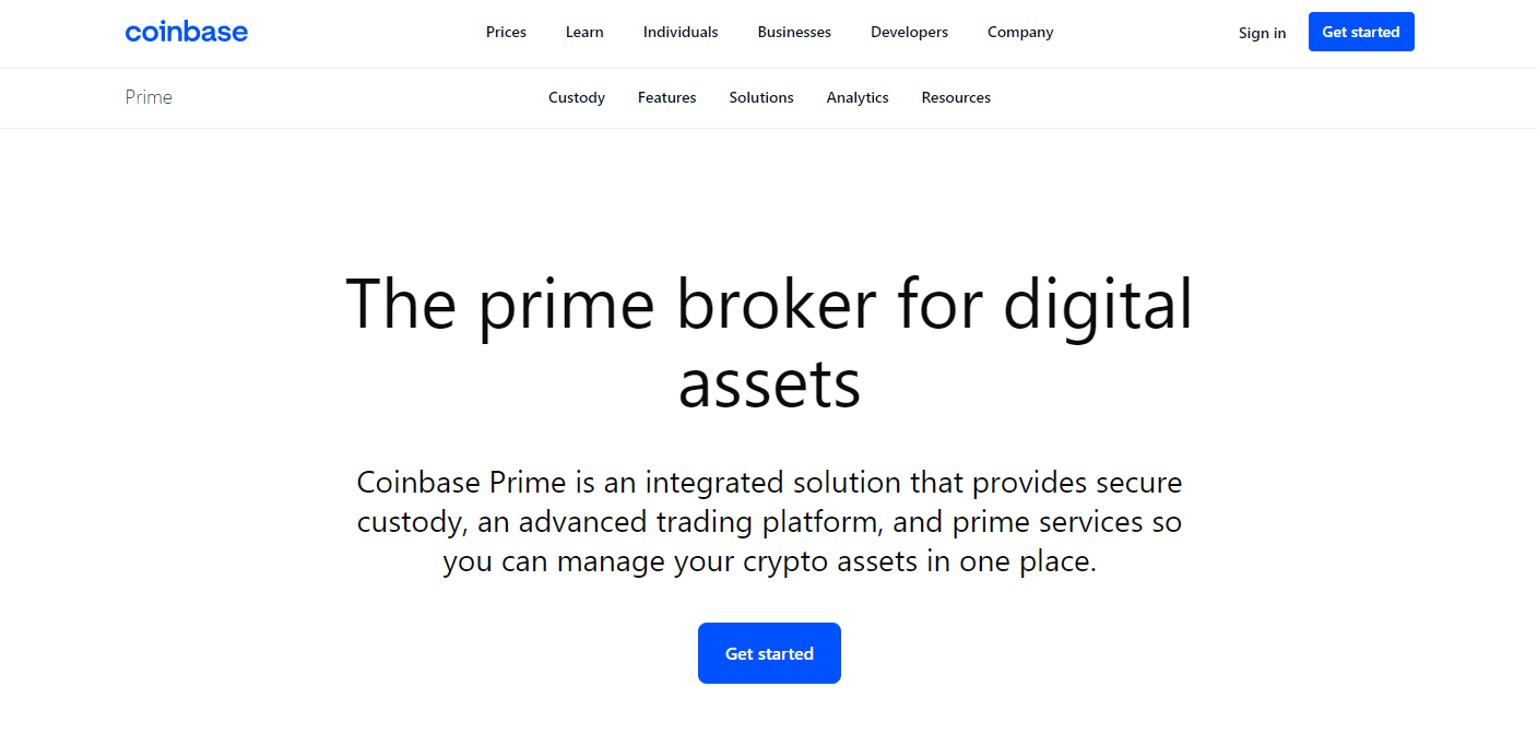 coinbase prime broker